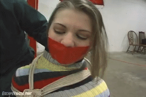www.escapevideos.com - Jessie Tied Gagged Tight Sweater 2 thumbnail